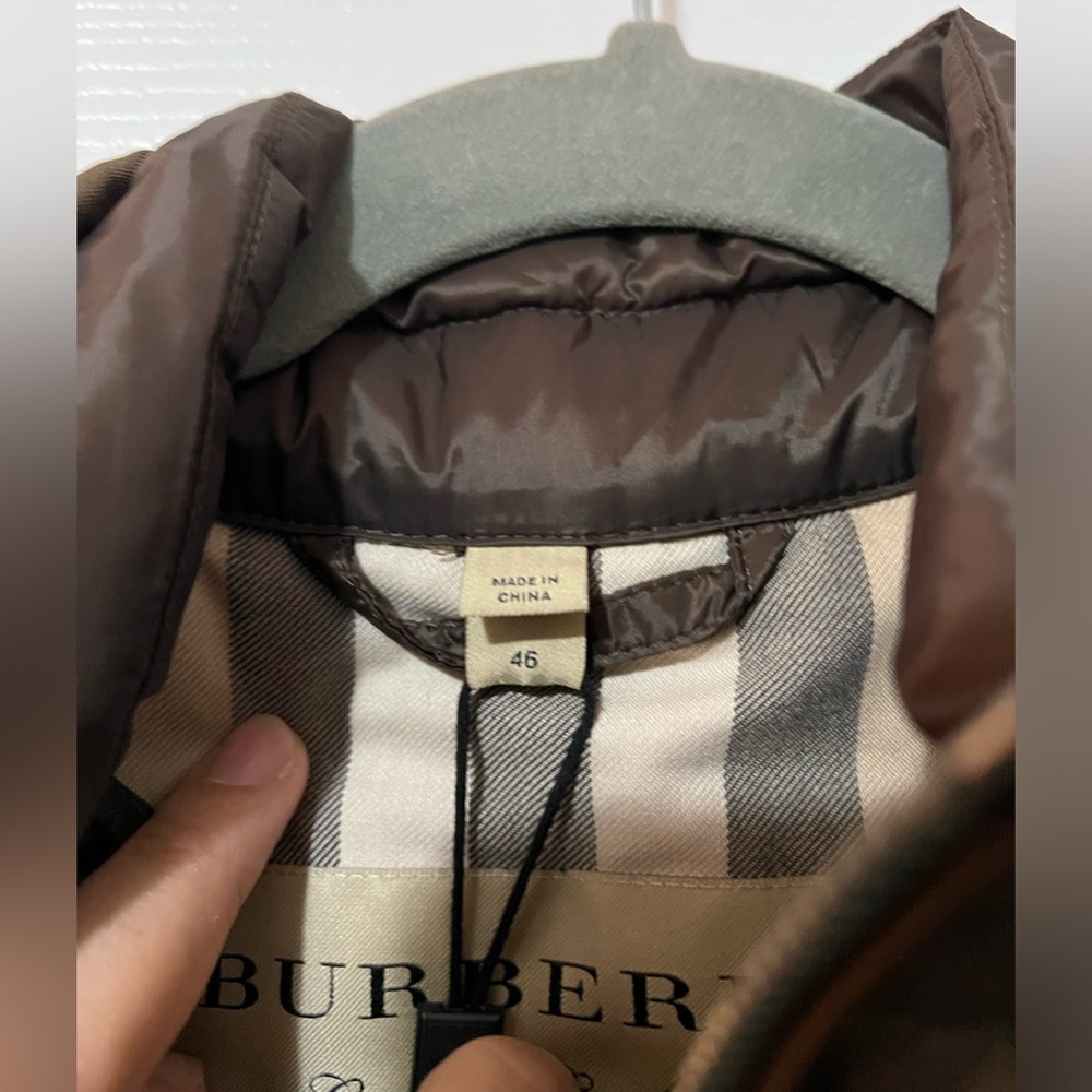 SOLD OFF POSHMARK 
Burberry Tunbridge Waterproof Coat with removable Down Vest - Picture 6 of 13